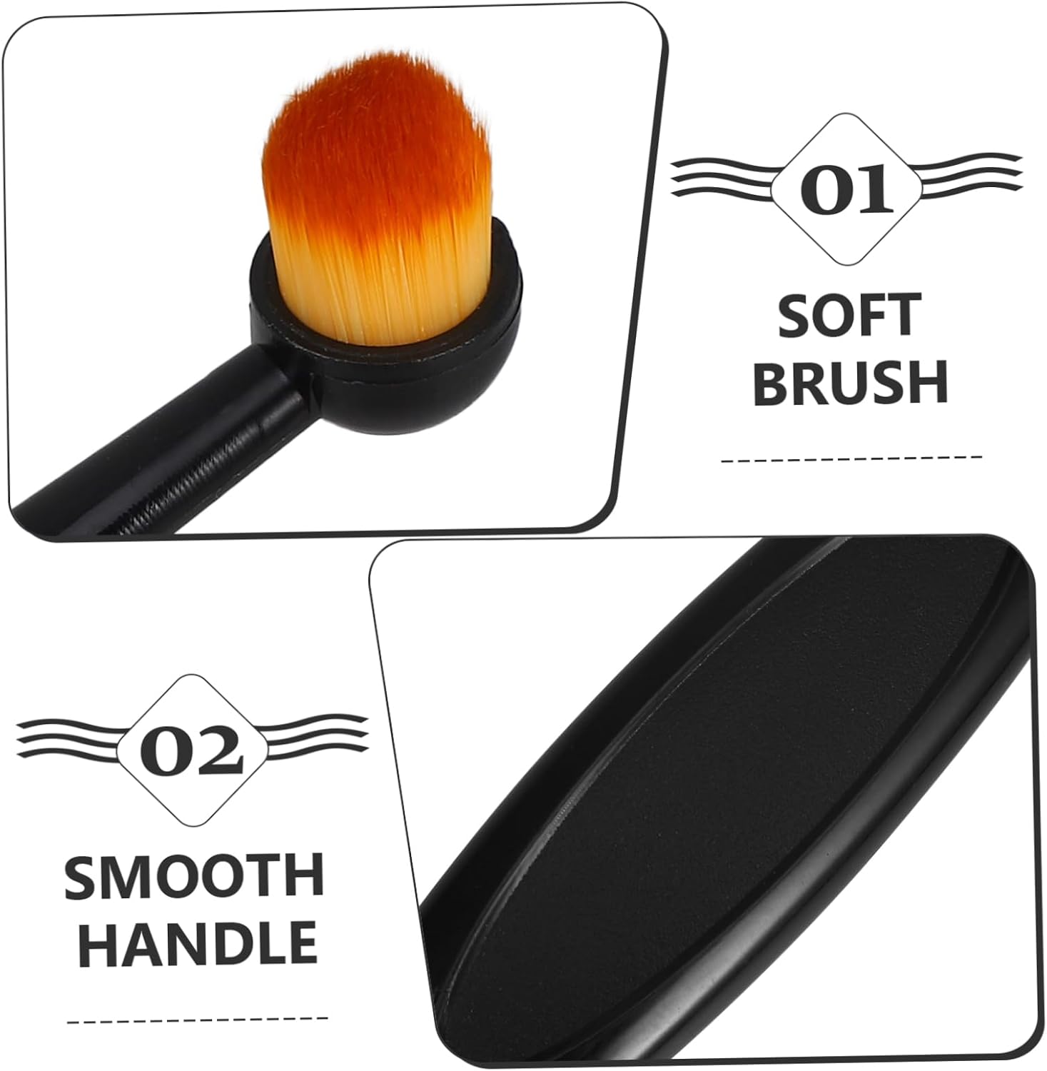 STOBOK 5pcs Craft Ink Blending Brush Small Blender Brush for Card Making Crafting for Ink Smoke Art