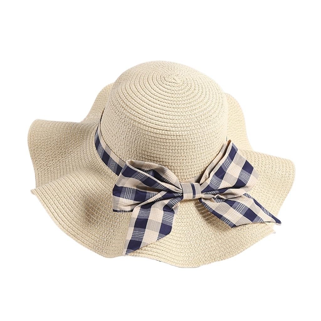 Chapeau de soleil avec nœud papillon pour femme pour éviter les coups de soleil à la plage