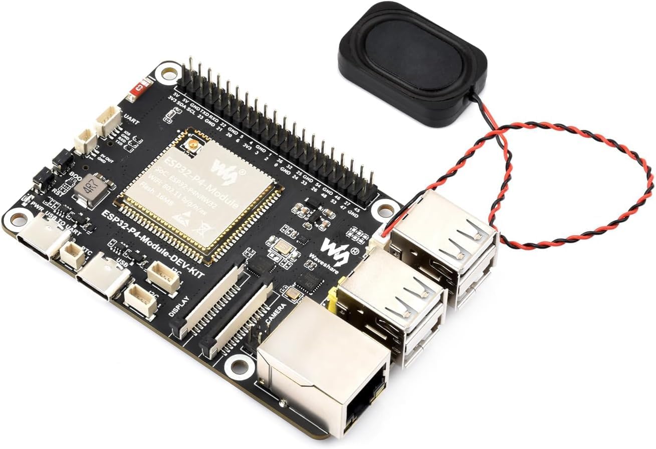 ESP32-P4-Module High-Performance Development Board, Based On ESP32-P4 and ESP32-C6, Supports Wi-Fi 6 and Bluetooth 5/BLE, with Speaker @XYGStudy (ESP32-P4-Module-DEV-KIT)