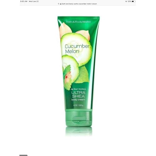 Bath & Body Works Ultra Shea Cream Cucumber Melon 8 oz