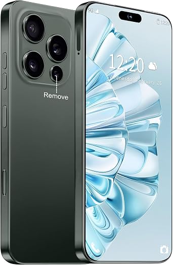 BAOWU 16 Ultra Unlocked Phone, 6.99inch Cell Phone with Android 14 16GB+1TB 7000mAh Long Battery Life, HD Screen Smartphone with Dual SIM, Fingerprint Lock, Face ID, Photos 5G Phone Deep Green