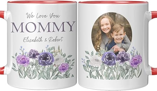 Taza para el día de la madre para mamá de hija e hijo, taza de café divertida con la frase "Best Mom Ever", regalos para la madre más grande del