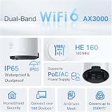 TP-Link Deco X50-Outdoor Wi-Fi 6 Mesh WLAN, AX3000 Dual-Band Router (2 x Gigabit Ports, 802.at PoE, Outdoor, Compatible with All Deco Models) - 6