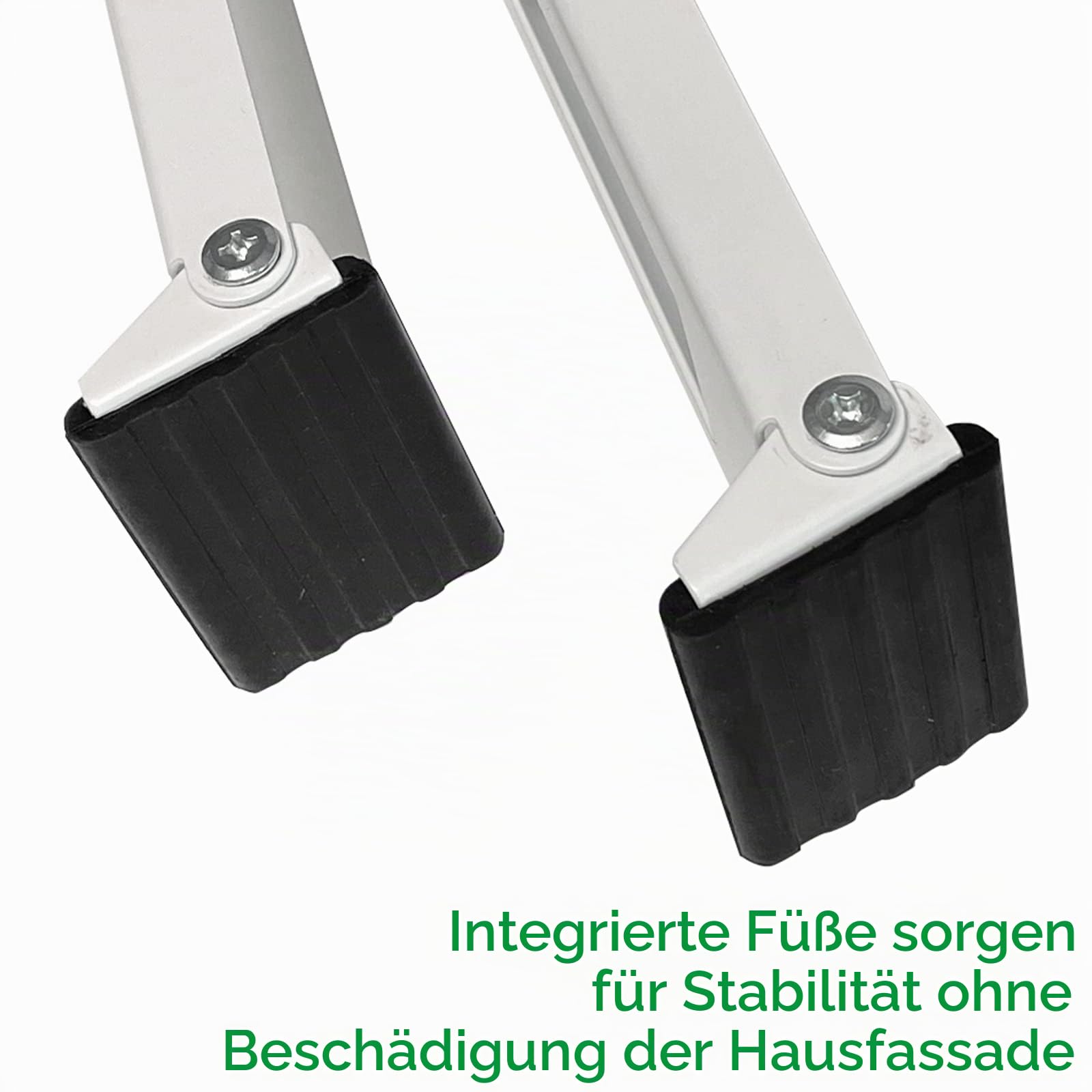Fenster-Klimaanlagen-Halterung, Universell, bis zu 90 kg, Weiß, Epoxid beschichtet, Legierter Stahl, Fenstermontage, kein Bohren erforderlich