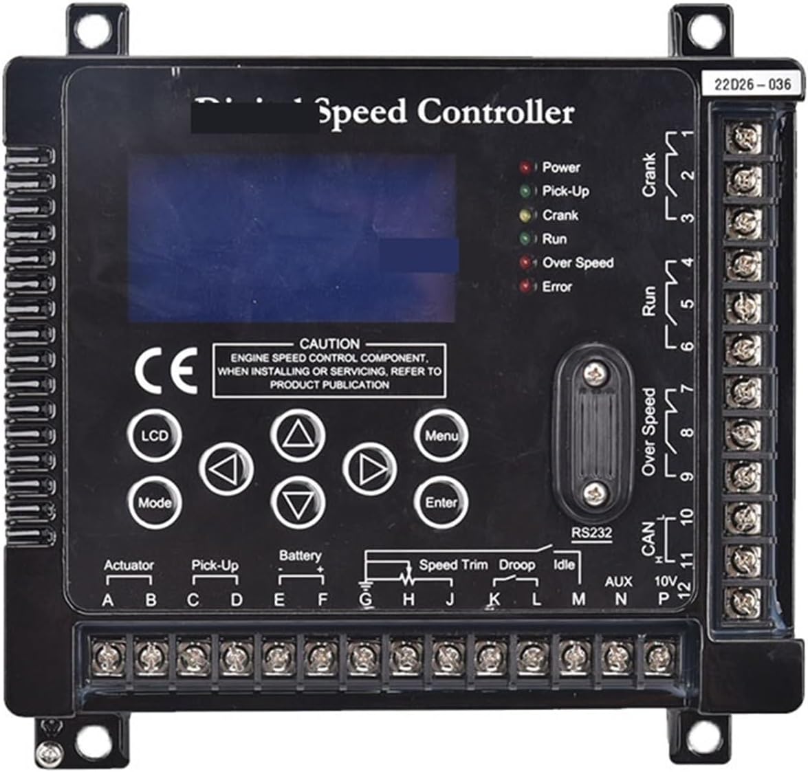 Generator accessories electronic governor speed controller module 300611-01127A
