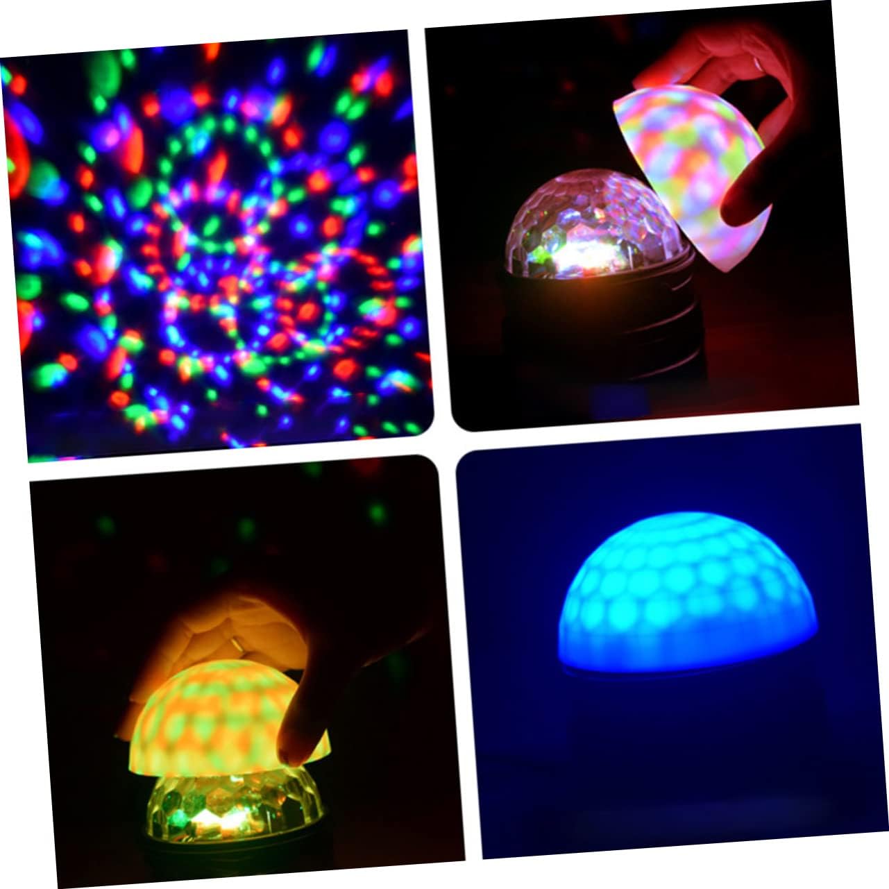 9w Party Light Disco Ball Auto Run Sound Activated Stage Lighting Led Rotating Projection Disco Decor Remote Control for Parties Events Boys and Girls