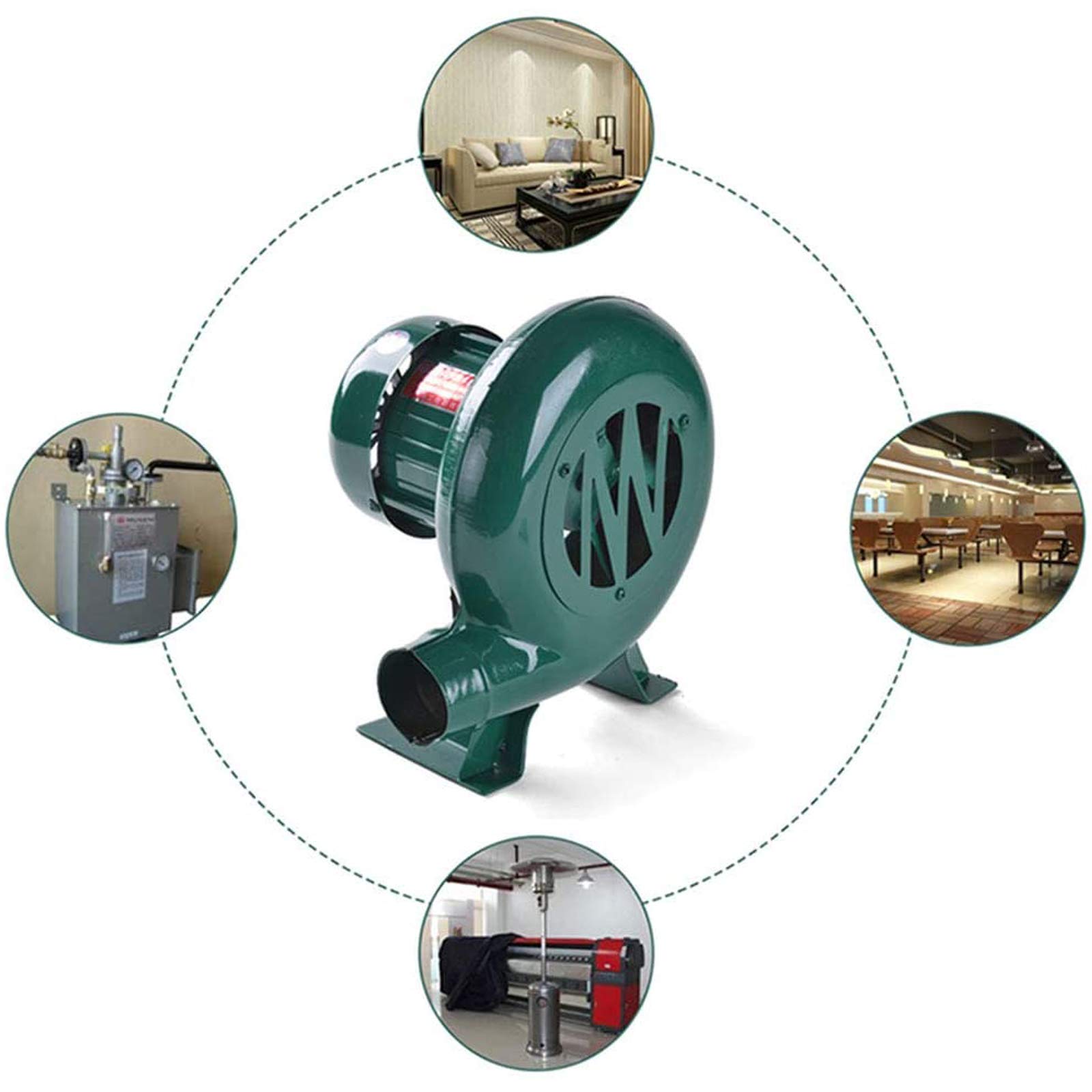 Ventilatore Elettrico della forgia del fabbro, Ventilatore Elettrico del Camino del Ventilatore del Camino 220V, per Il Campeggio/Picnic/attività all'aperto