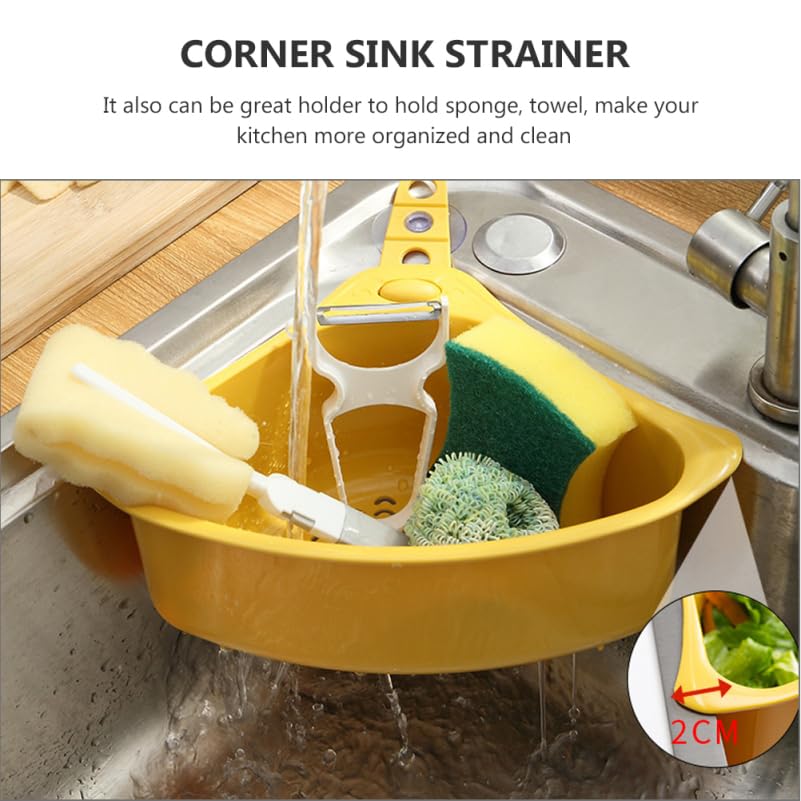 Cesto Colador Triangular para Fregadero de Cocina 10.23x6.33x3.62 pulg miniatura 5