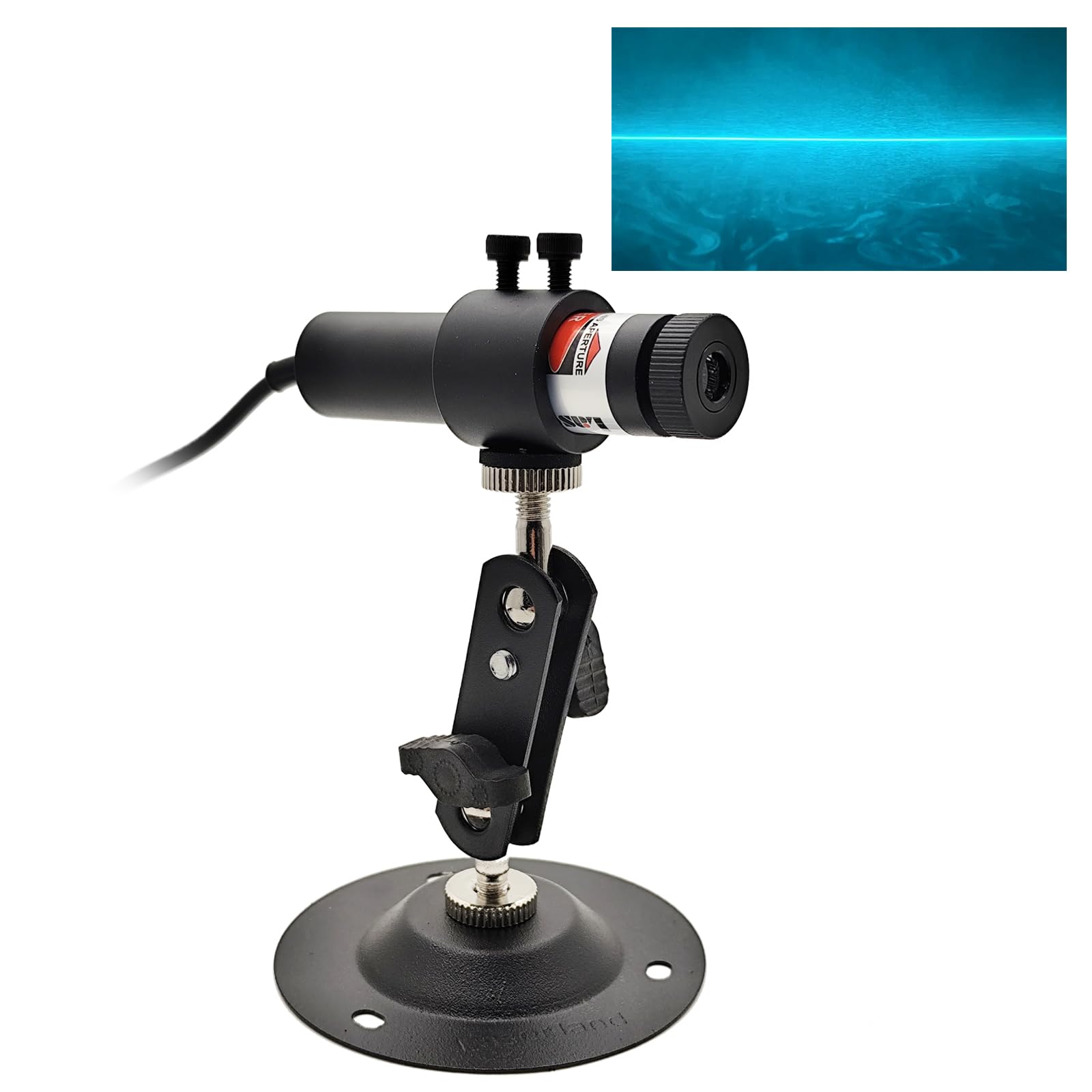 Photo 1 of 488nm Sky Blue Laser Swamp Pond Module Line Projector Generator for Halloween Swamp Haunted House with Adapter and Mount