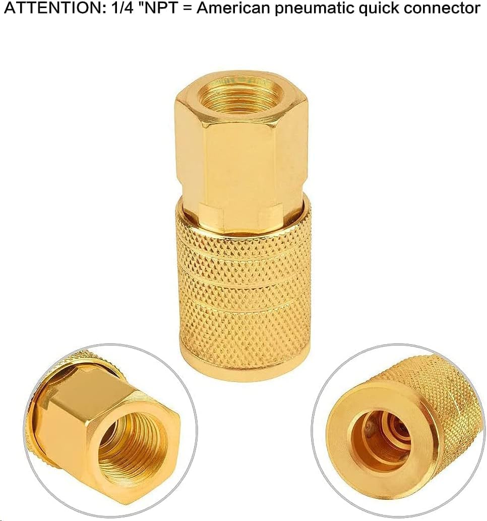 Sourcing Map Filetage BSP 1-4" 12mm Diamètre Tube En Laiton à