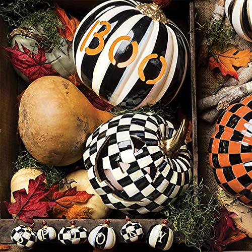 MacKenzie-Childs Spooky Pumpkins - Set of 6