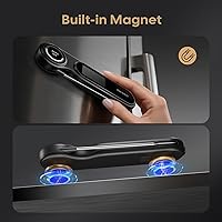 Vista 7 de Inkbird - Termómetro de carne recargable de lectura instantánea de 0.5 segundos para cocinar, termómetro digital de alimentos con pantalla LCD VA