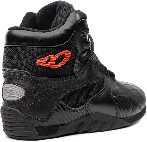 Miniatura 4 de Otomix Carbonite Ultimate Trainer - Zapatos de levantamiento de pesas para hombre, Cuero negro