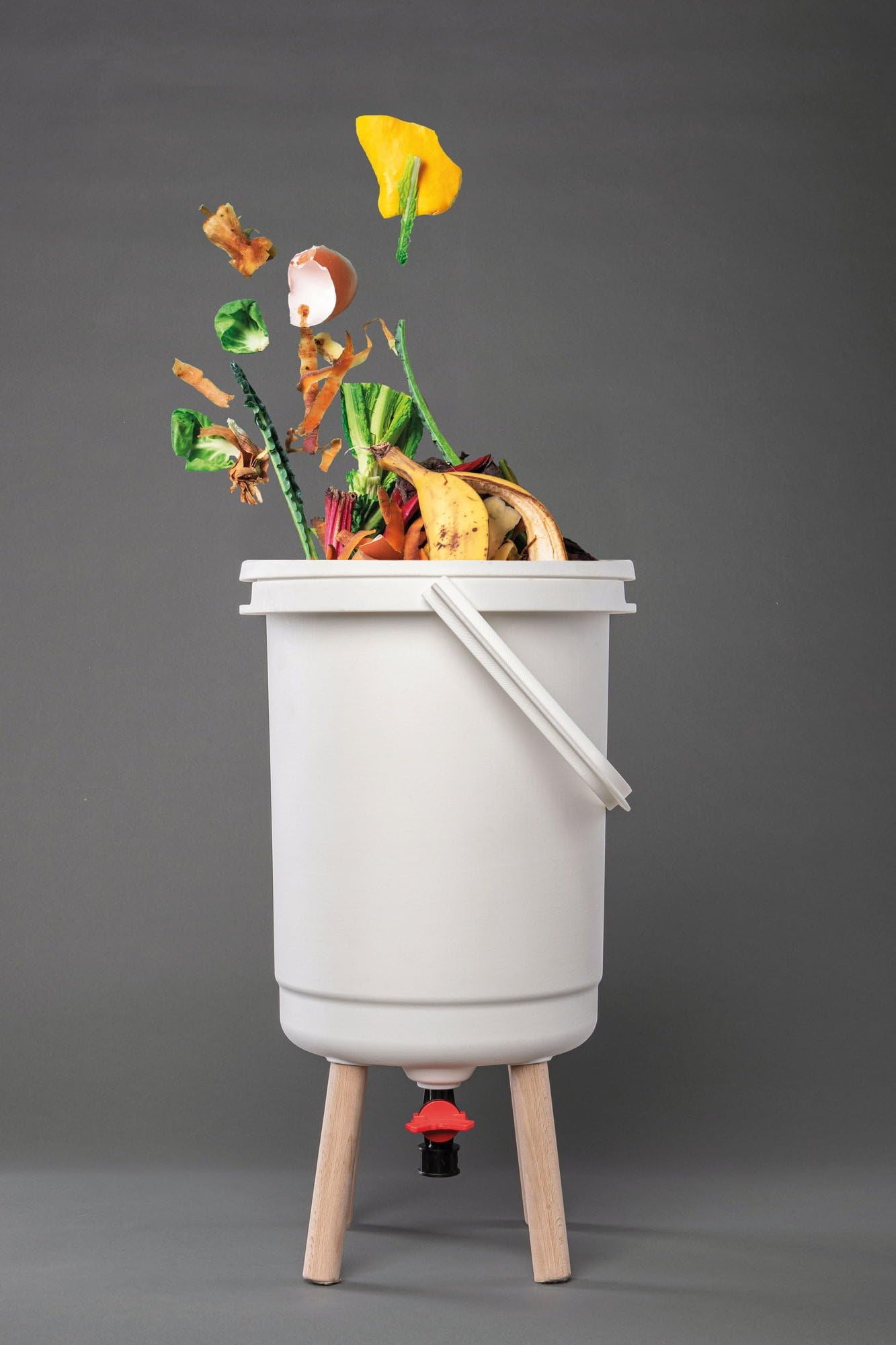 JUWEL BOKASHI kompostownik "Sensei" (pojemność użytkowa: ok. 11 litrów, średnica: 27 cm, wysokość: 57 cm, prosta i higieniczna obsługa, wbudowany filtr z węglem aktywnym, zamknięta konstrukcja) 20200