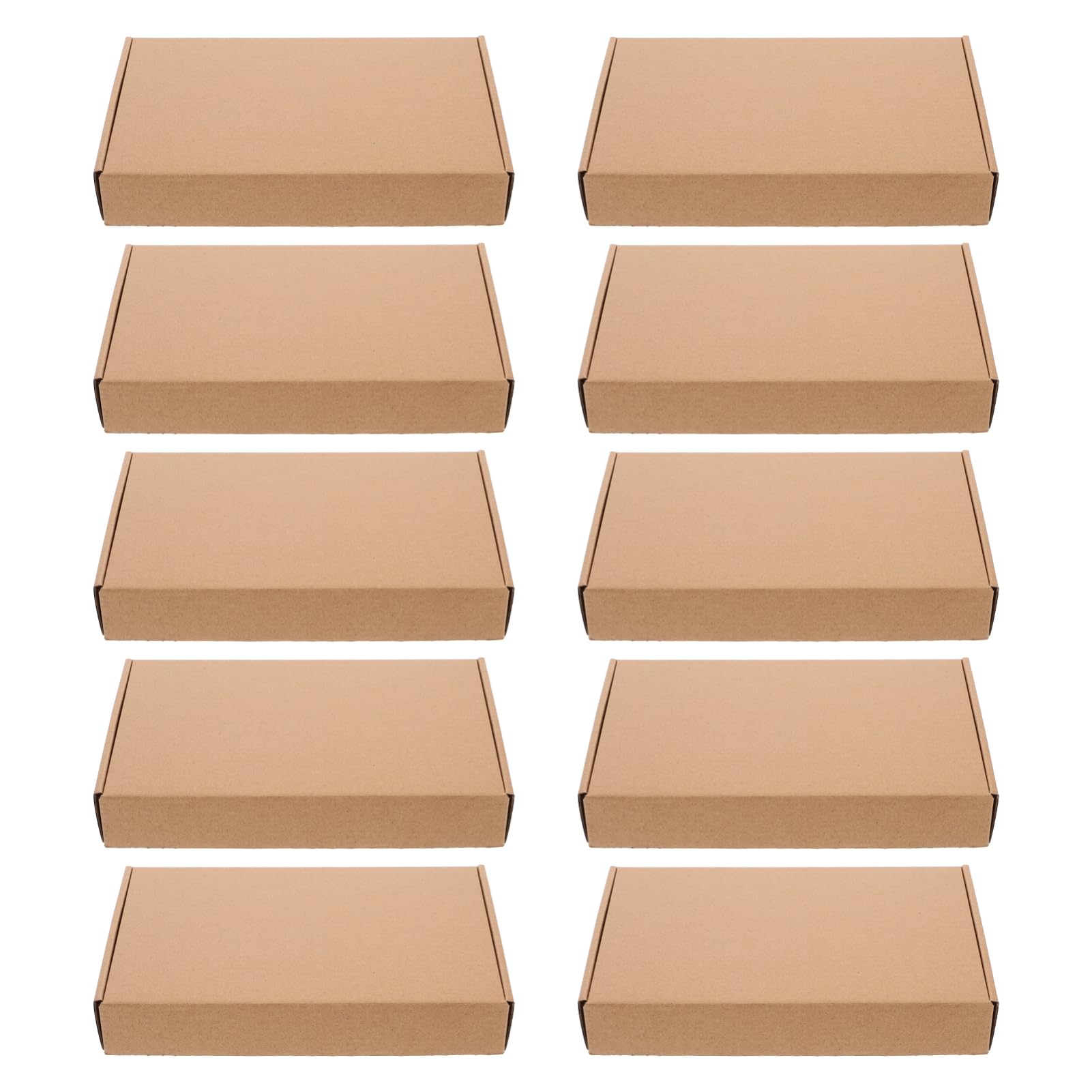 NAMOARLY Mailer Box Paper Shipping Box 10pcs White Foldable for Packaging Small Business Shipping