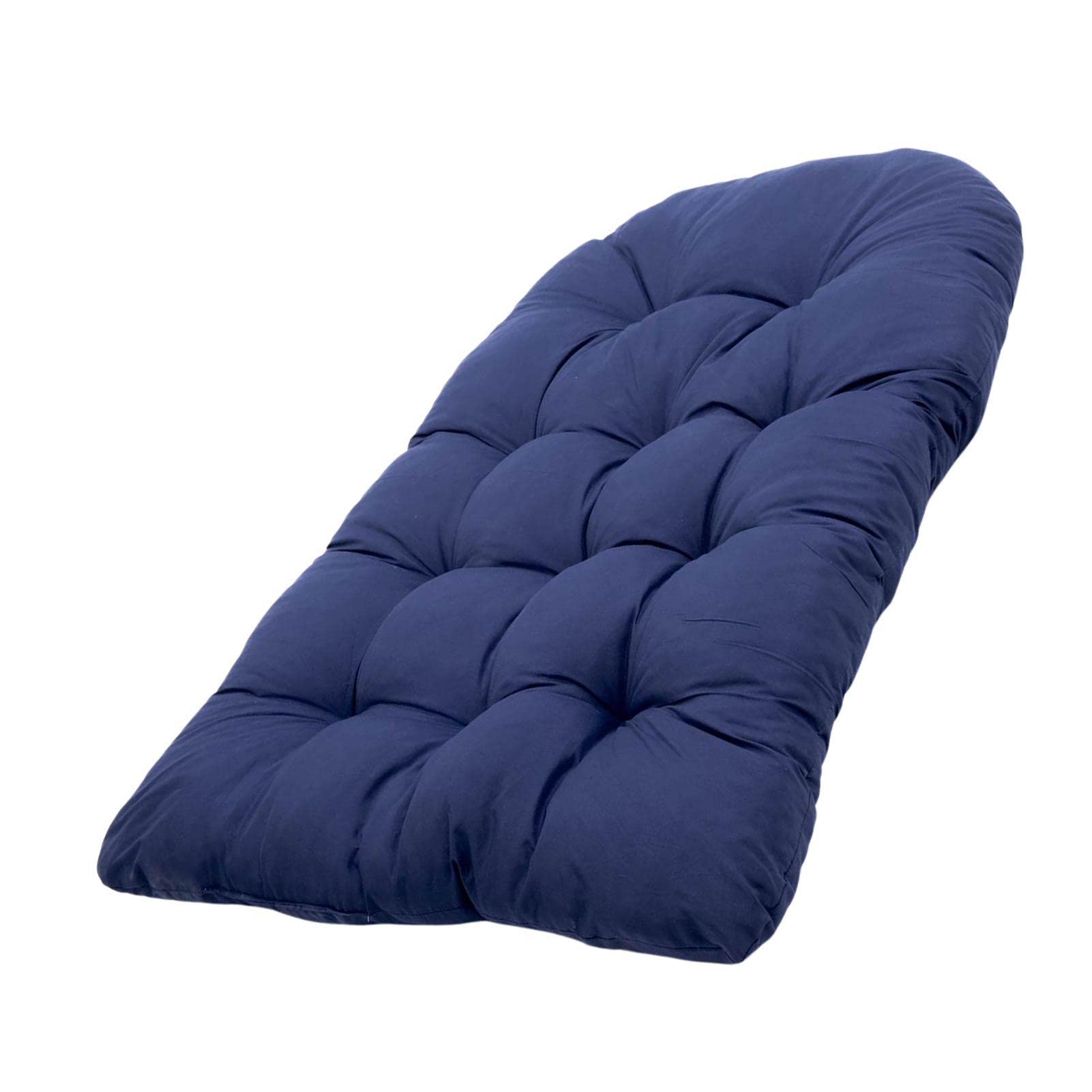 Cojín para silla de columpio de huevo para exteriores, cojín colgante para silla de cesta | Cojines de jardín suaves para muebles de interior y exterior, cojines de repuesto para columpio