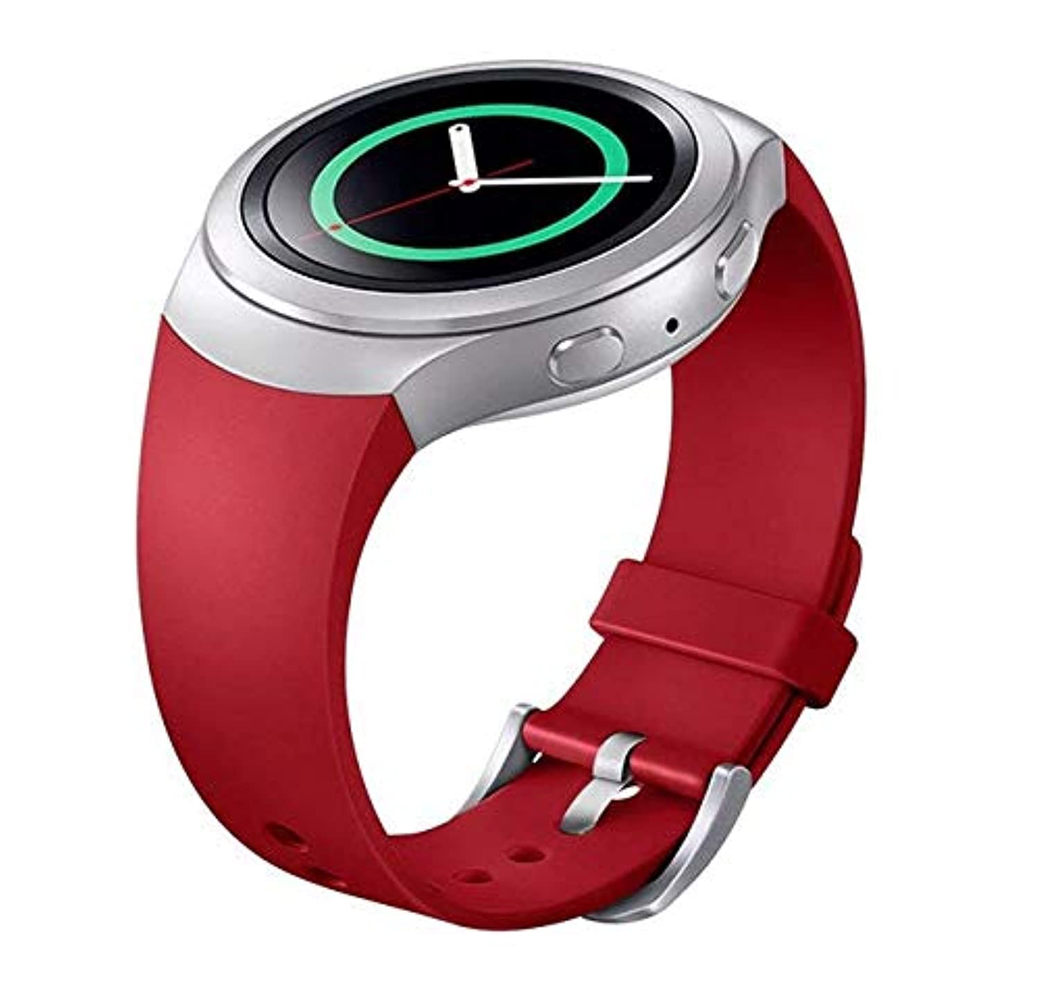 SKEIDORed Silicone Watch Band Strap For Samsung Galaxy Gear S2 SM-R720