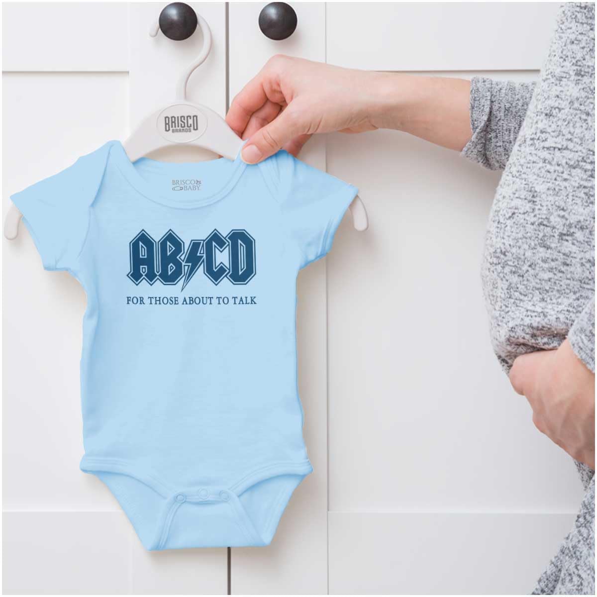 Brisco Brands Cutest Lil Rockstar Music Lover ABCD Baby Romper Boys or Girls