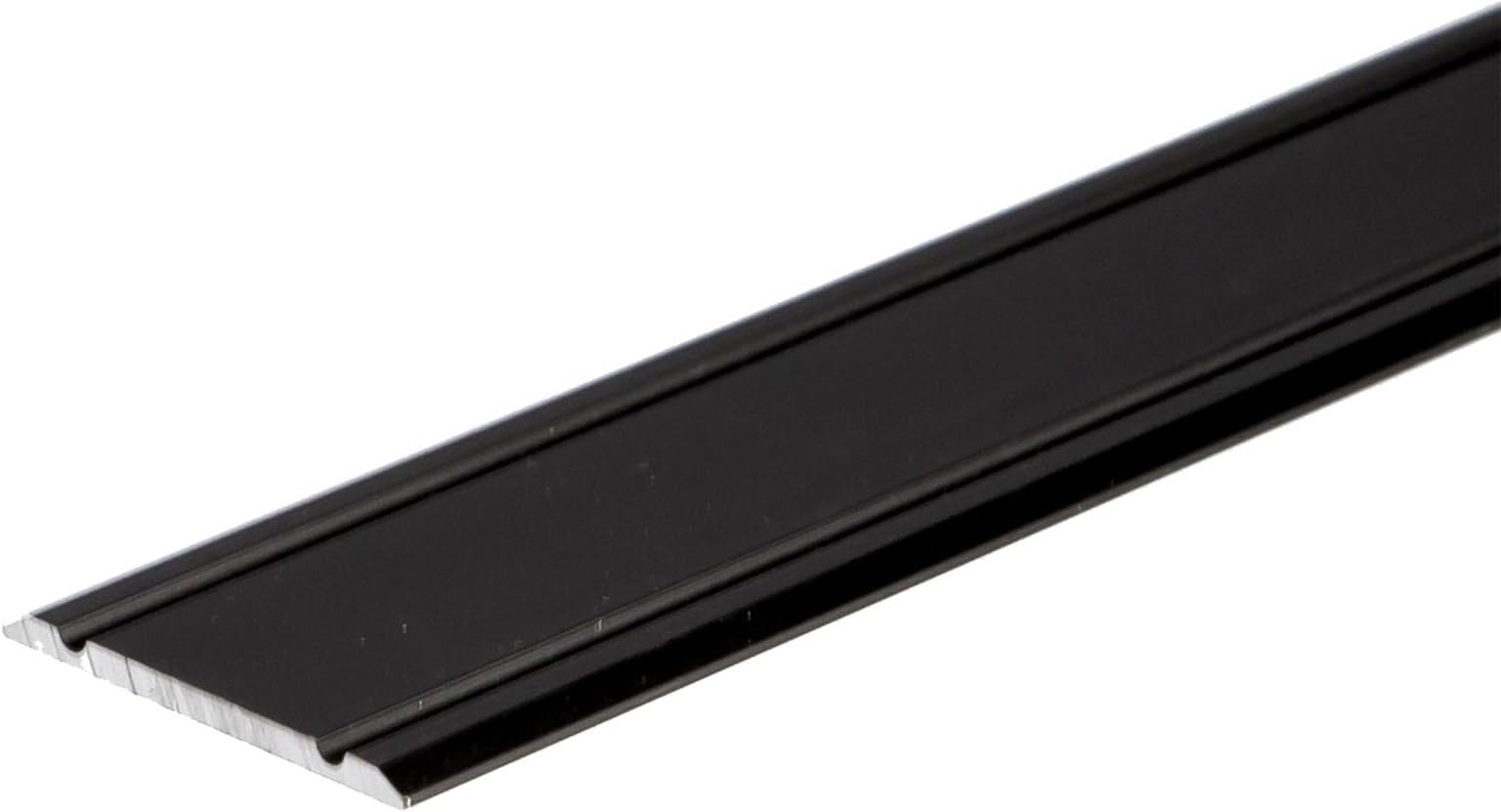 Flat ANODISED Aluminium Door Floor Edging BAR Strip Trim Threshold 930 x 30mm A02 Black