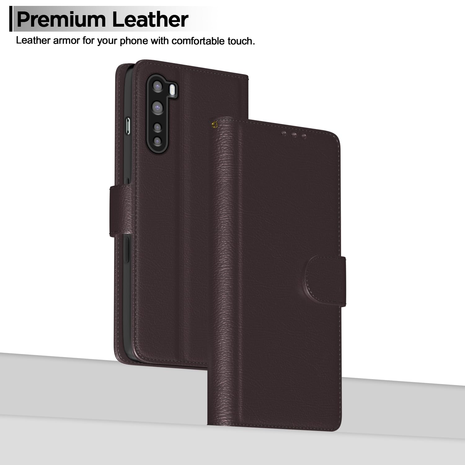 OnePlus Nord Flip Case - Leather & TPU Protection -2