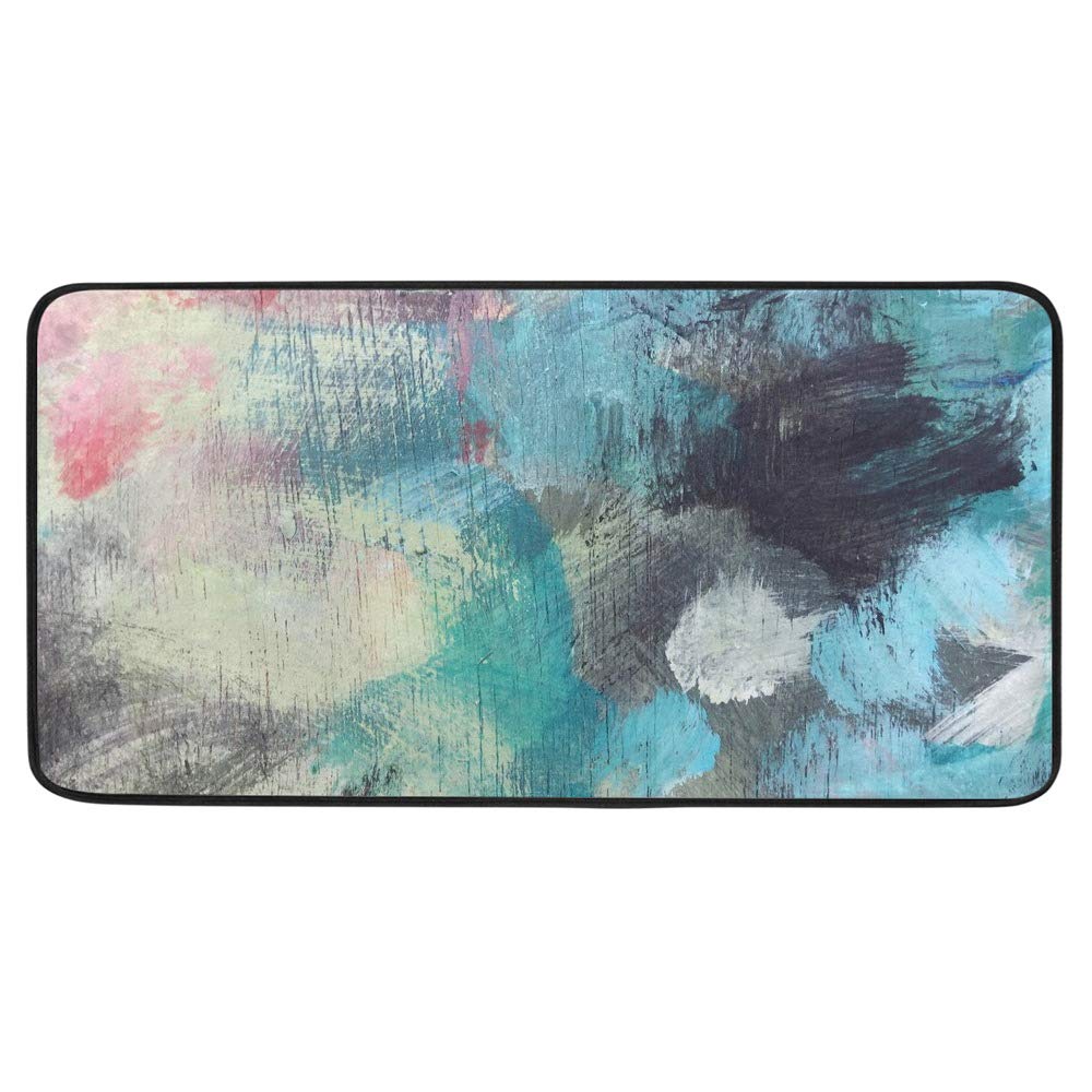 Tapis de cuisine antidérapant avec paysage lavable 99x50 cm