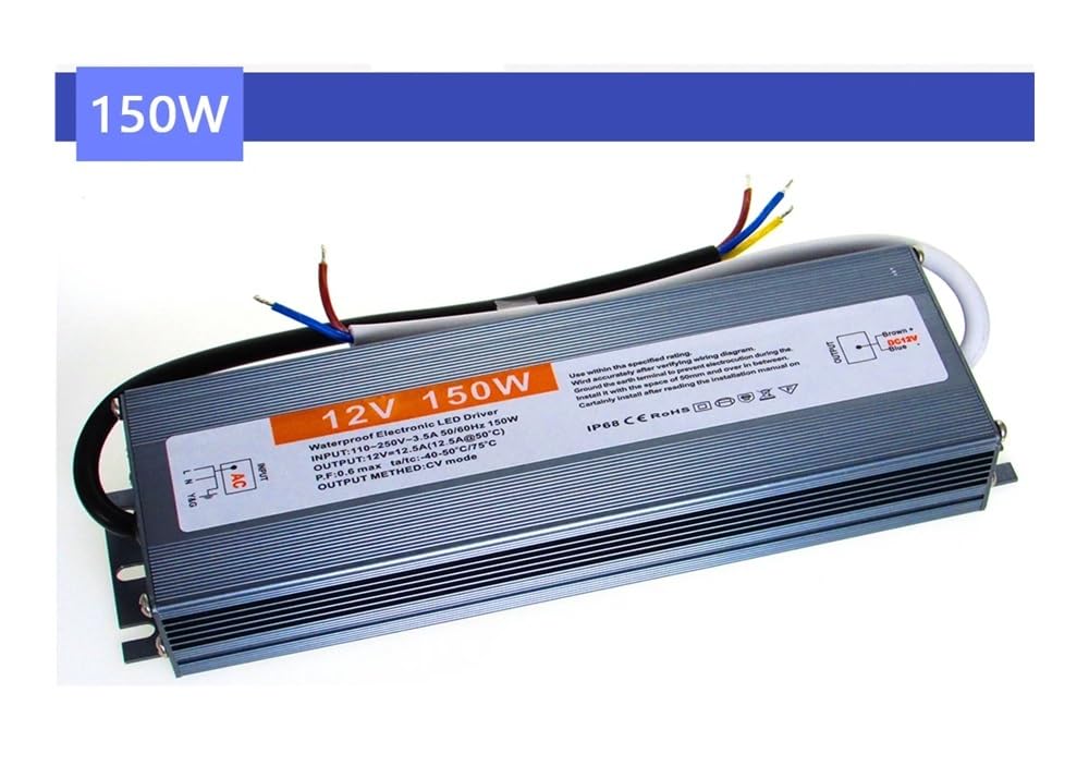 DC 12V 24V LED Driver Lighting 12V Power Supply 12V LED Driver 12 24 V Volt IP67 Lighting (10W,12V)
