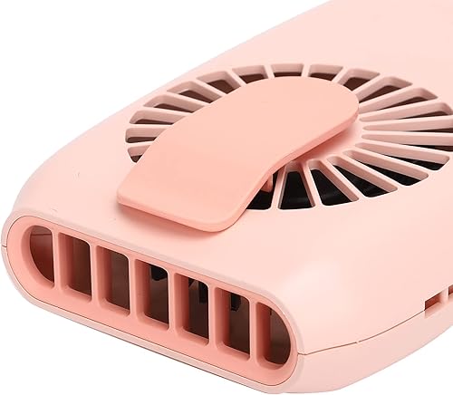 Miniatura 9 de Diyeeni Portable Mini Hanging Waist Fan USB Charging Long Battery Life Outdoor Travel and After Exercise Summer Cooling Essential Tool (Pink)