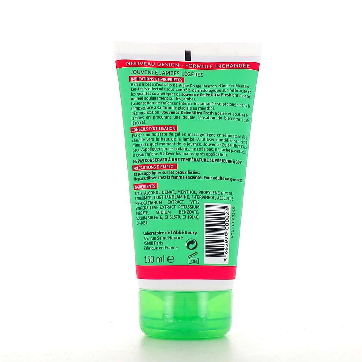 Jouvence Gelée ULTRA FRESH Jambes Légères - Lot de 2 x 150 ml