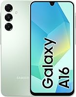 Samsung Galaxy A16 4G LTE 128GB + 4GB RAM Factory Unlocked Dual SIM Smartphone - 6.7" Super AMOLED 90Hz, 50MP Triple Camera (Light Green + Case)