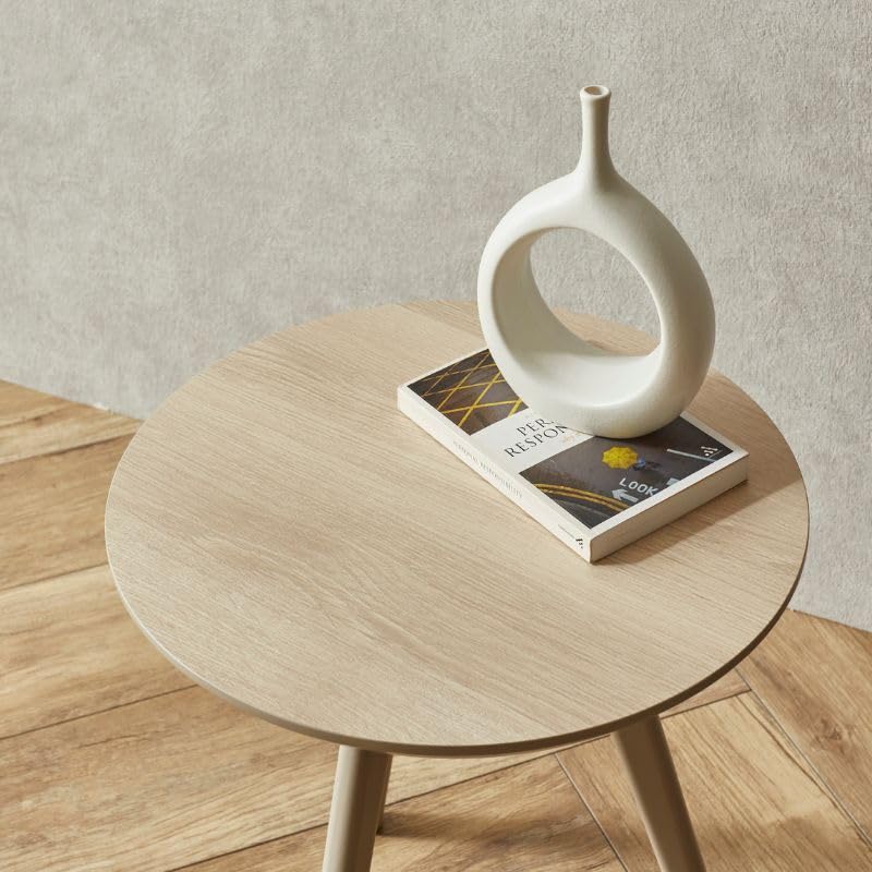 Amazon｜サイドテーブル 44cm ミニテーブル ベージュ グレージュ