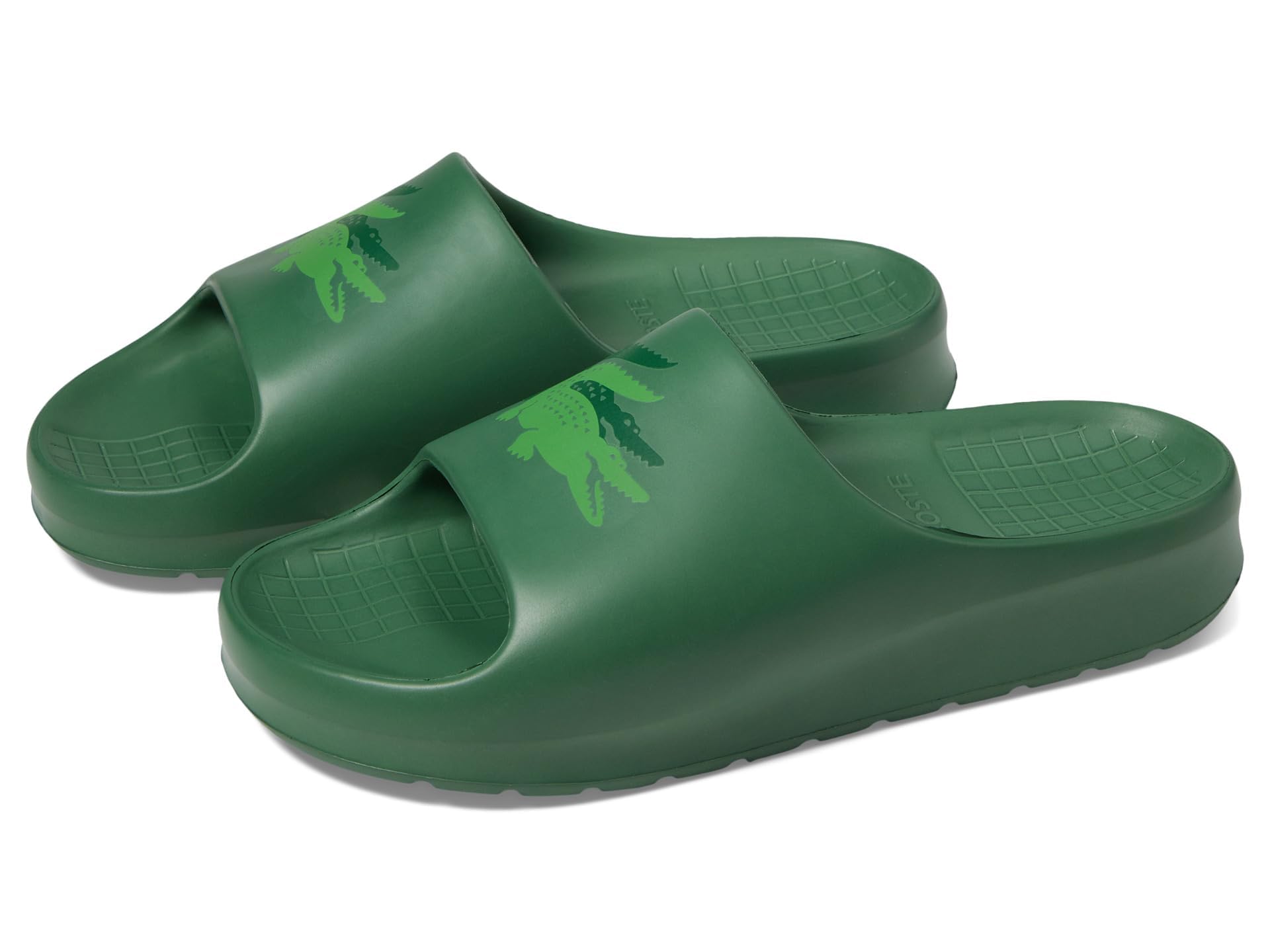 

                                                    Lacoste Men's CROCO 2.0 EVO Slide, GRN/GRN, 13
