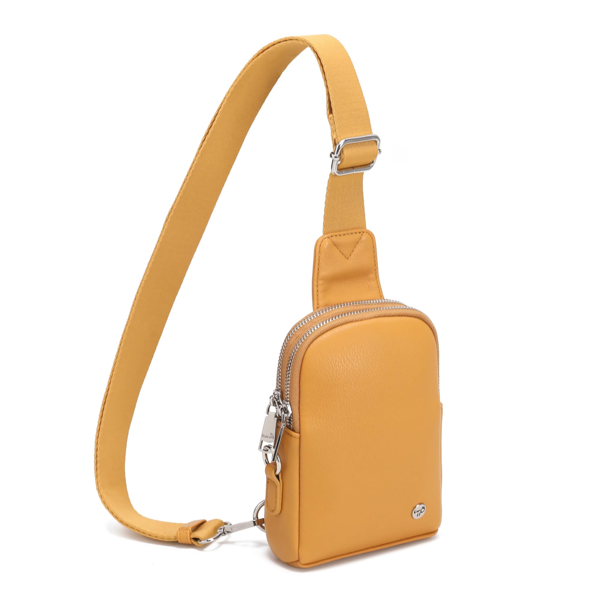 INICAT Travel Small Sling Bag Leather Crossbody Bags for Women Fanny Packs Cross Body Bag for Woman Cross Body Purses