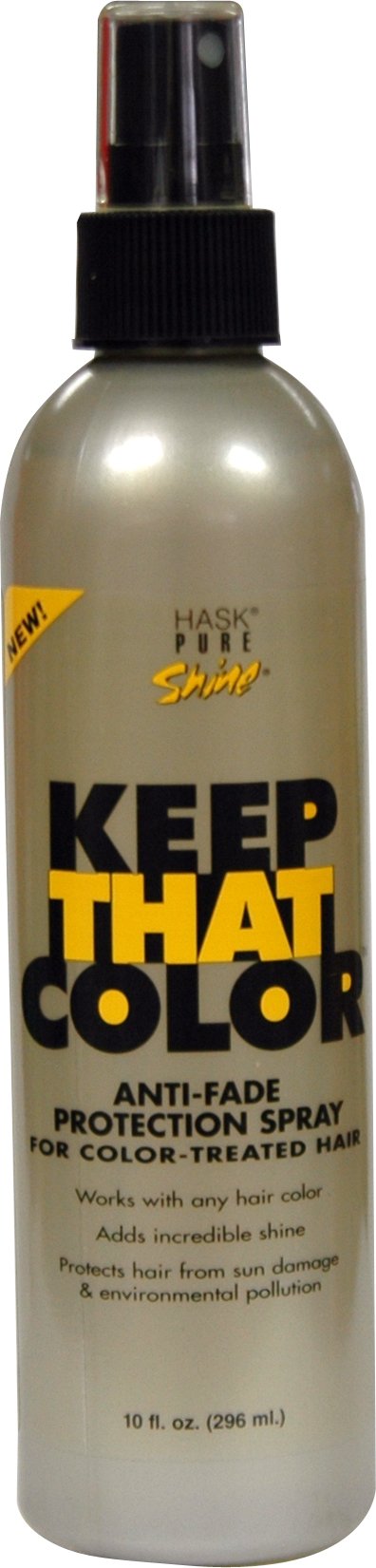 Hask Pure Shine Keep That Color Pump 10 oz