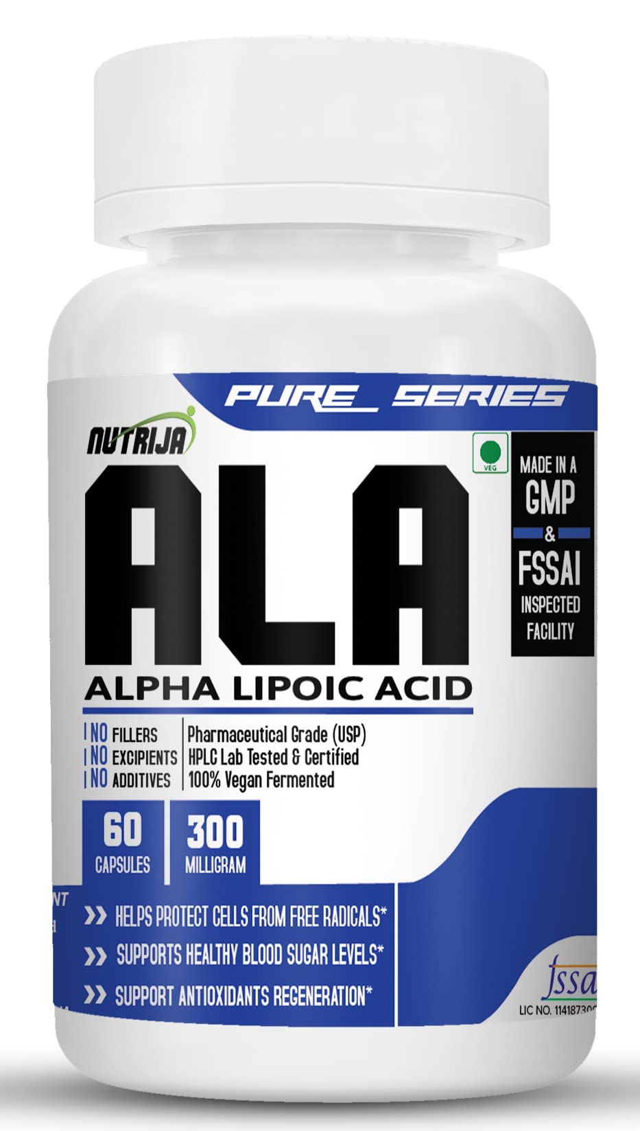 Nutrija-Alpha Lipoic Acid 300Mg 60 Capsules (B07SG94LGK) Amazon Price History, Amazon Price Tracker