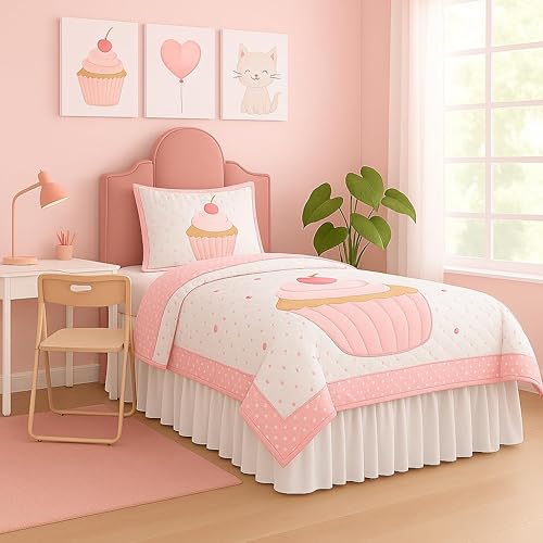 Miniatura 3 de Cottingon Falda de cama de dormitorio extendida de 30 pulgadas, tamaño individual XL, 100 % microfibra, con volantes de polvo, color blanco