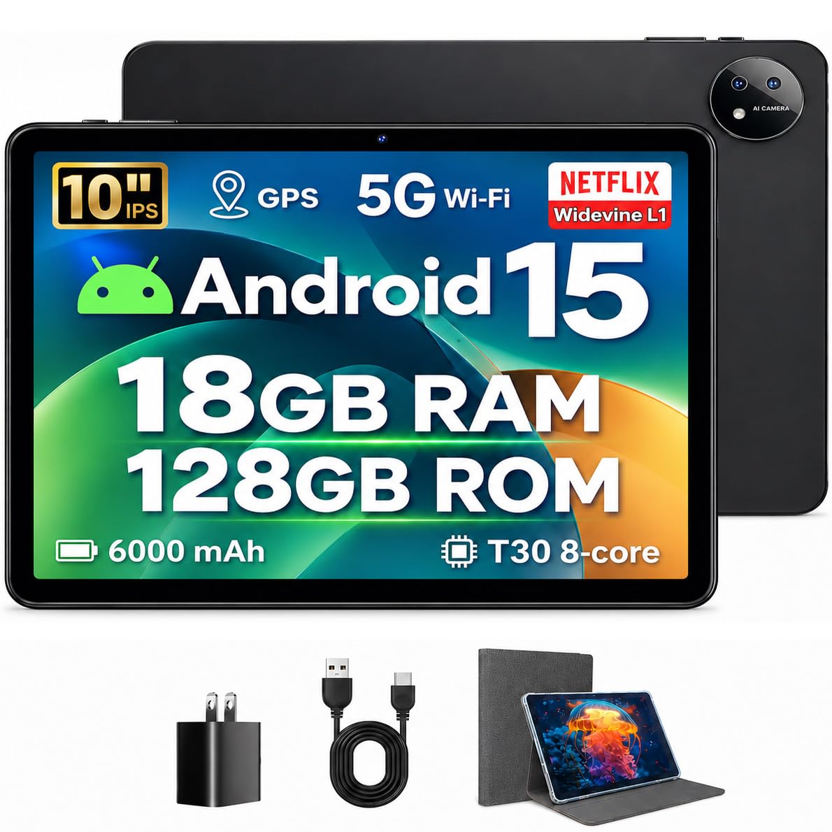 Amazon.com : Hasskya 10 inch Tablets Clearance, Android 15 GMS