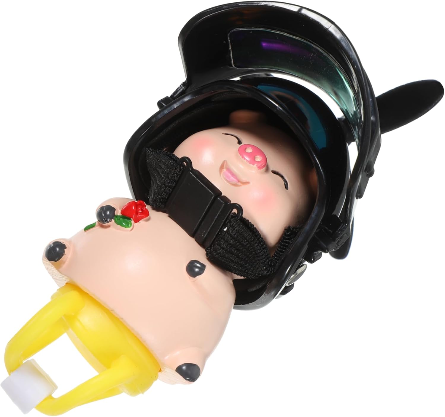 Cabilock Xiaozhu Electric Motorcycle Bike Decoration Car Gadgets Hanging Accessories for Bicycles Decoration of the Handlebar of the Motorcycle BK Color Auto