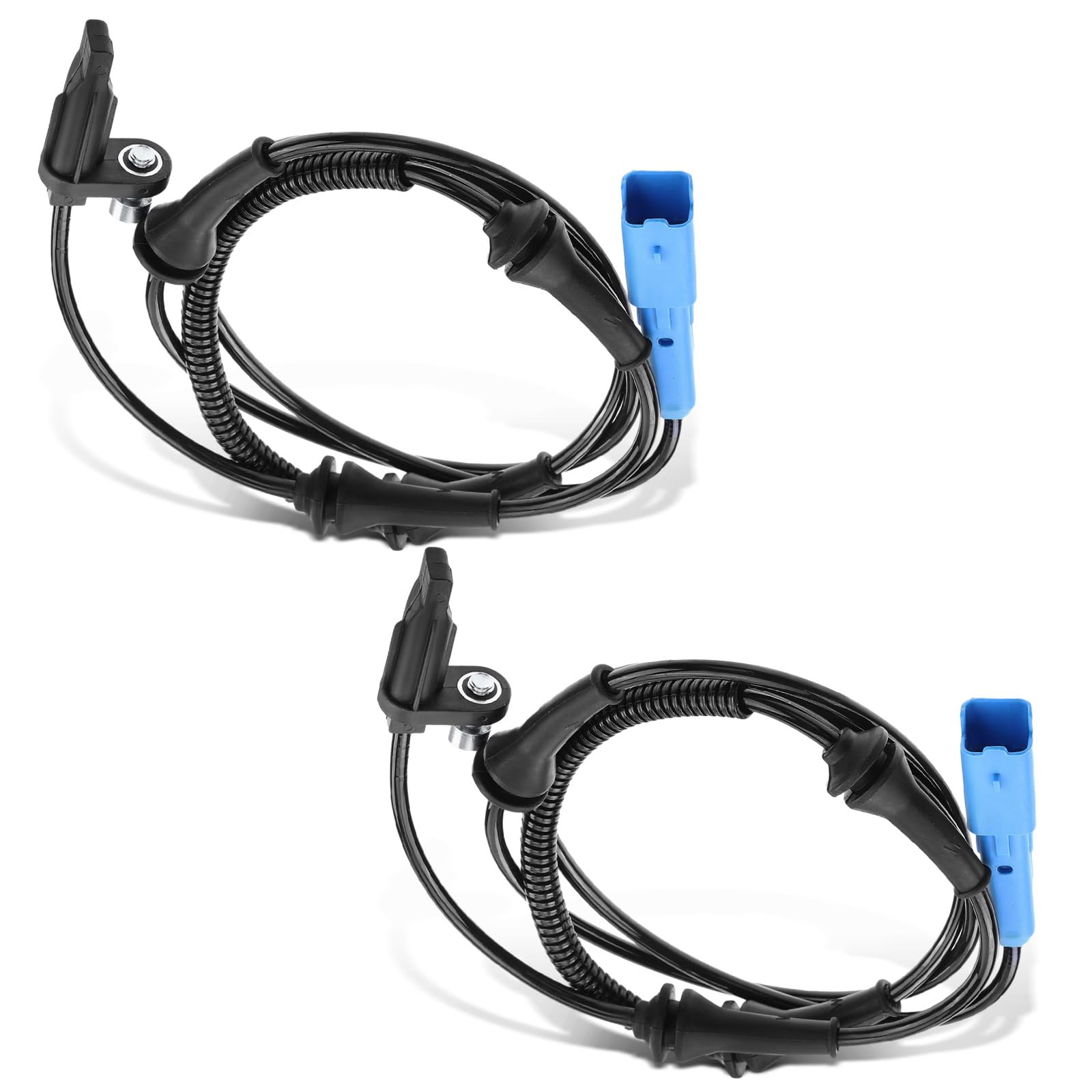 Frankberg 2x Sensori Velocità Ruota Sensore ABS 2-Poli Compatibile con C5 III Break RW 508 SW I 8E 407 SW 6D 6E 407 6D C5 III RD Replace# 9670055080