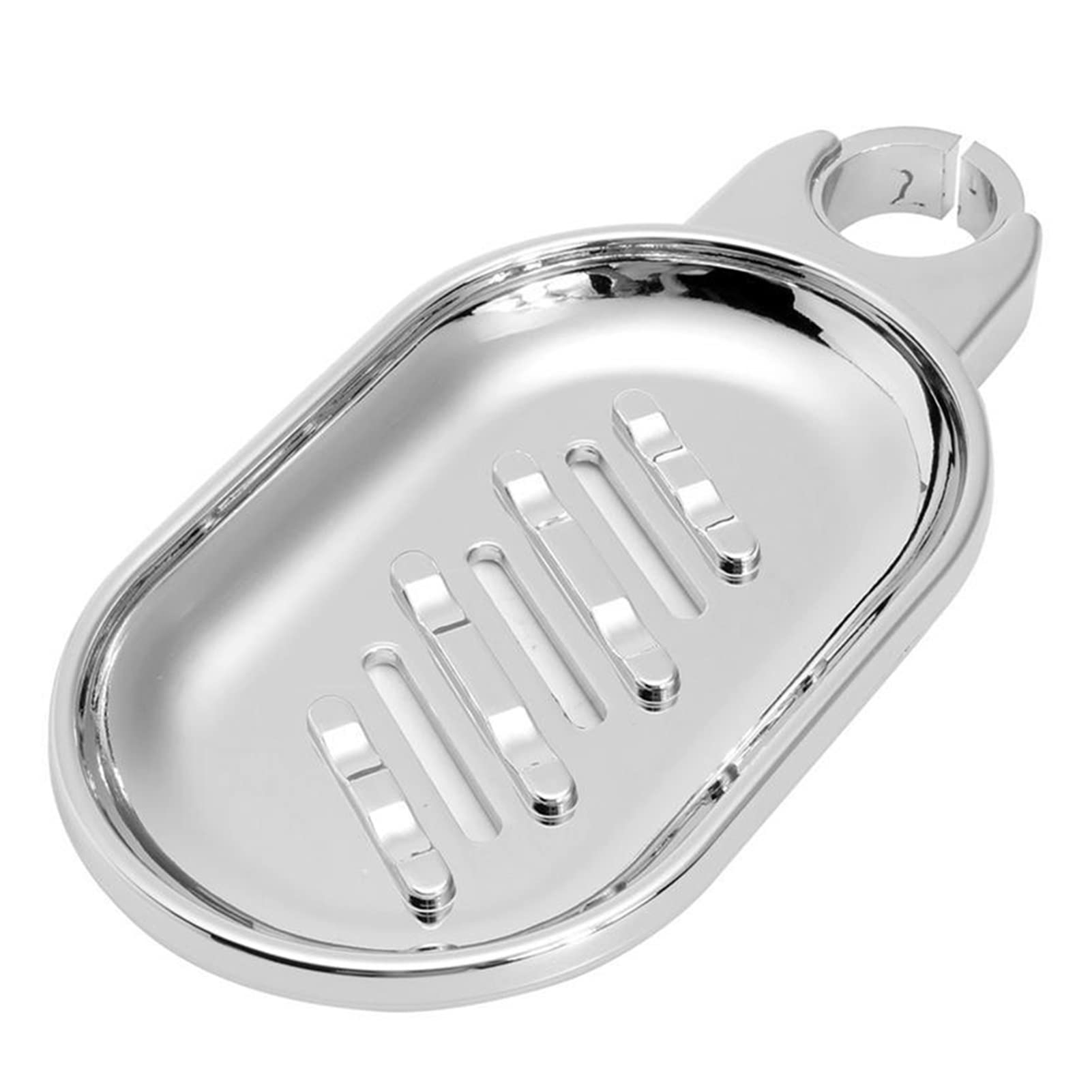 HHDHHD Jabonera con riel, Bandeja Deslizante con Orificio de 22 mm, Organizador de baño (1 Unidad)