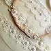 Trims by the Yard Vintage Daisy with Pearl Bridal Lace Trim, 1 ½” Wide Versatile Trim with Pearls for Wedding Decorations, Fashion, and Home Decor Items, 5-Yard Cut, White