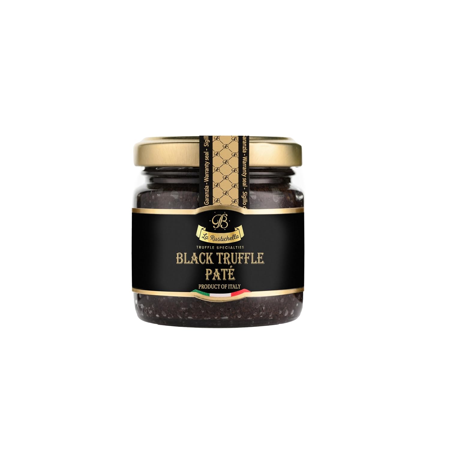 La Rustichella Black Truffle Pâté 3.17oz - Authentic Italian Vegan Gluten-Free Gourmet Spread