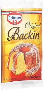 Dr. Oetker Original Backin, 10 x 3er Pack Backpulver, je Tüte 16 g, feines Backtriebmittel zum Kochen und Backen, ideal für Kuchen, Waffeln, Pizza & Co., vegan