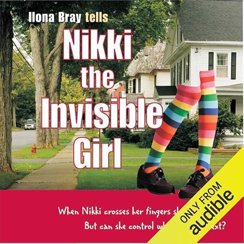 Diseño de la portada del título Nikki the Invisible Girl