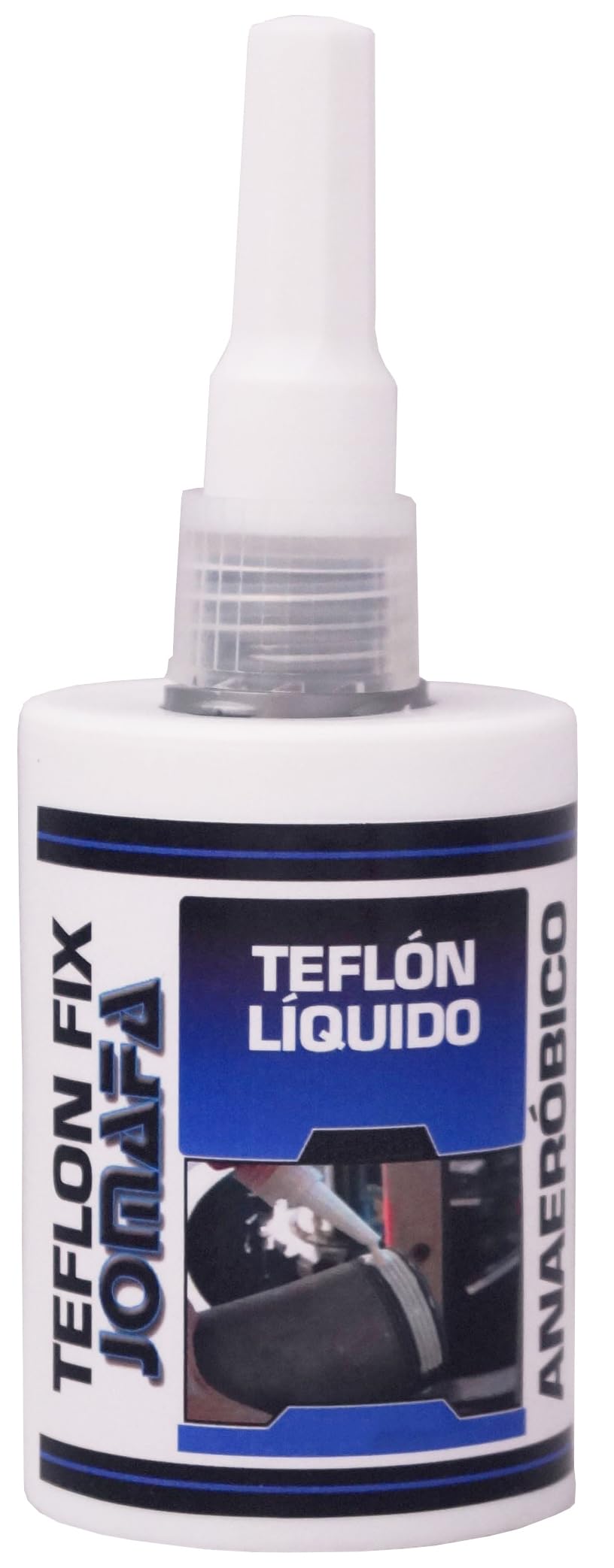 JOMAFA - TEFLON LIQUIDO 75ml Sellador para roscas, tornillos, tuercas y tuberias (Aire, gas, agua, aceite...)