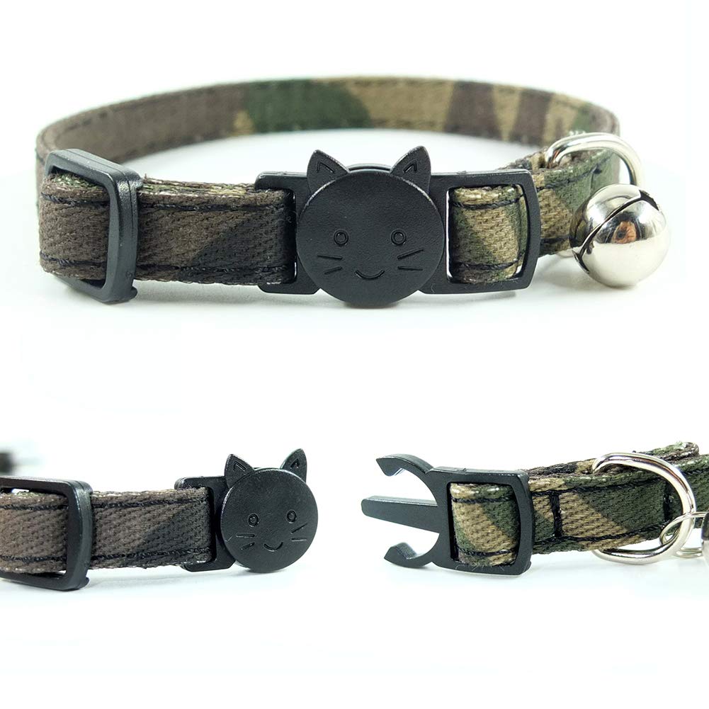 Oster-Katzenhalsband Mit Fliege & Glöckchen – 2er Pack, Rosa-weiß, Verstellbar 19,1–26,7 Cm