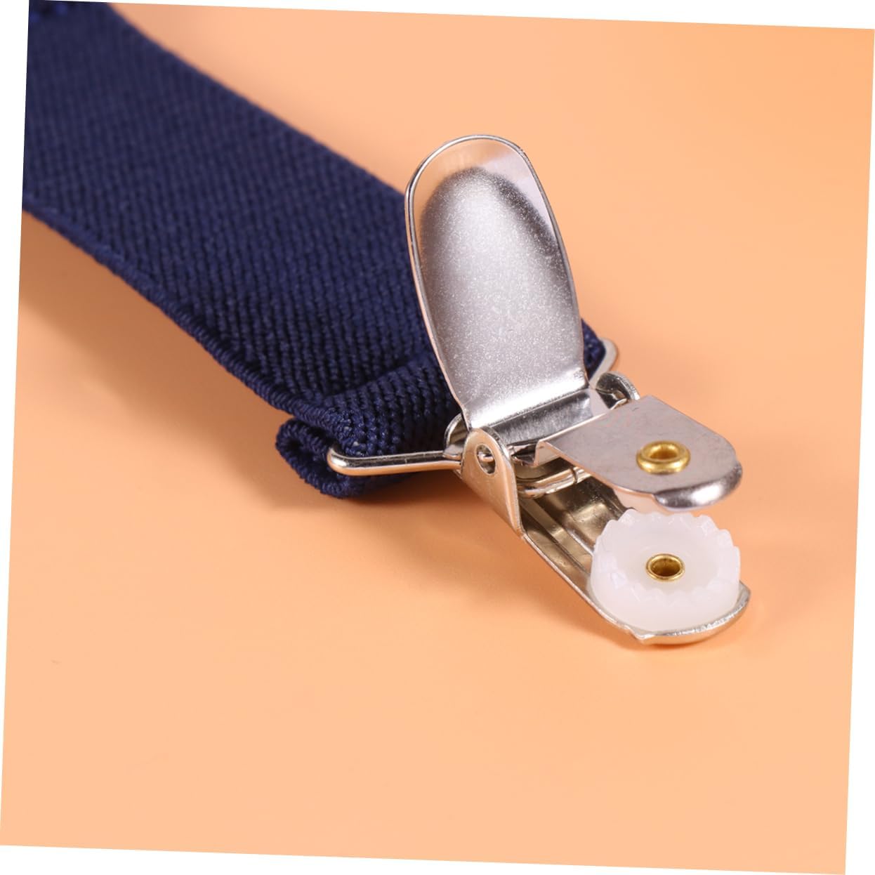 4pcs Bed Sheet Clips Non- Fasteners for Cushions and Mattresses Elastic Grippers Belt Secure Bedding and Upholstery Material Navy Color