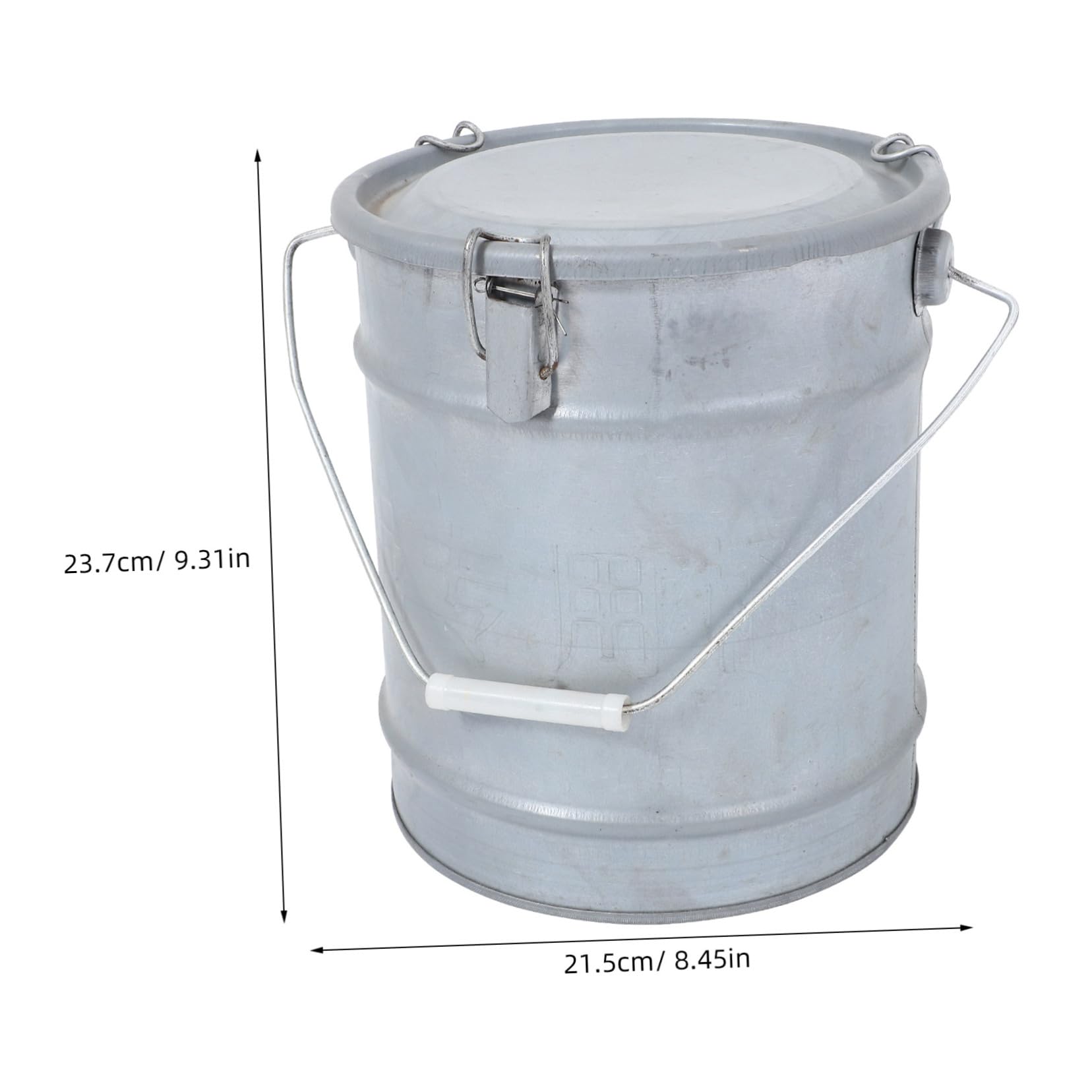 Alipis Laboratory Soil Sampling Bucket with Lid Metal Sample Container All Sealed Sample Holder for Soil Reliable Sample Box