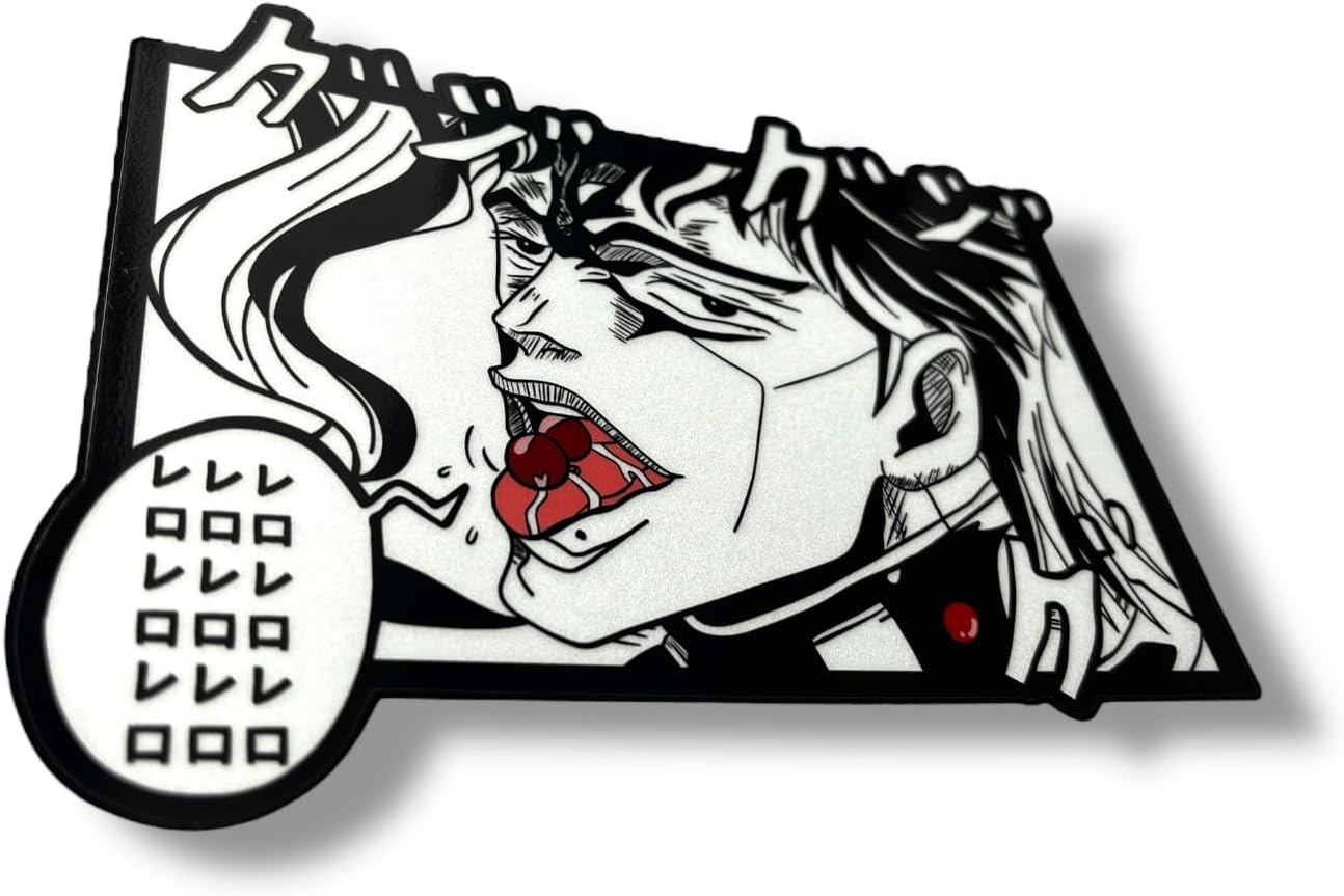 JoJo's Bizarre Adventure Bruno Bucciarati Anime Vinyl Car Decal | JoJo Sticker Waterproof Removable Laptop Car Accessory | Anime Car Decor Vinyl Transfer Sticker for Fans and Collectors (Zipper) image 5