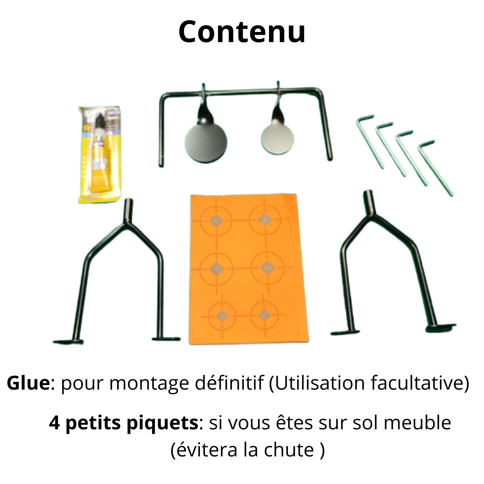 Cibles - Support -Tir Pistolet, Carabine- Air Comprimé, Carabine à Plomb,Spot de TIR à Réarmement Automatique par Balancement-Mobile- Plinking-Cible basculante- - 3