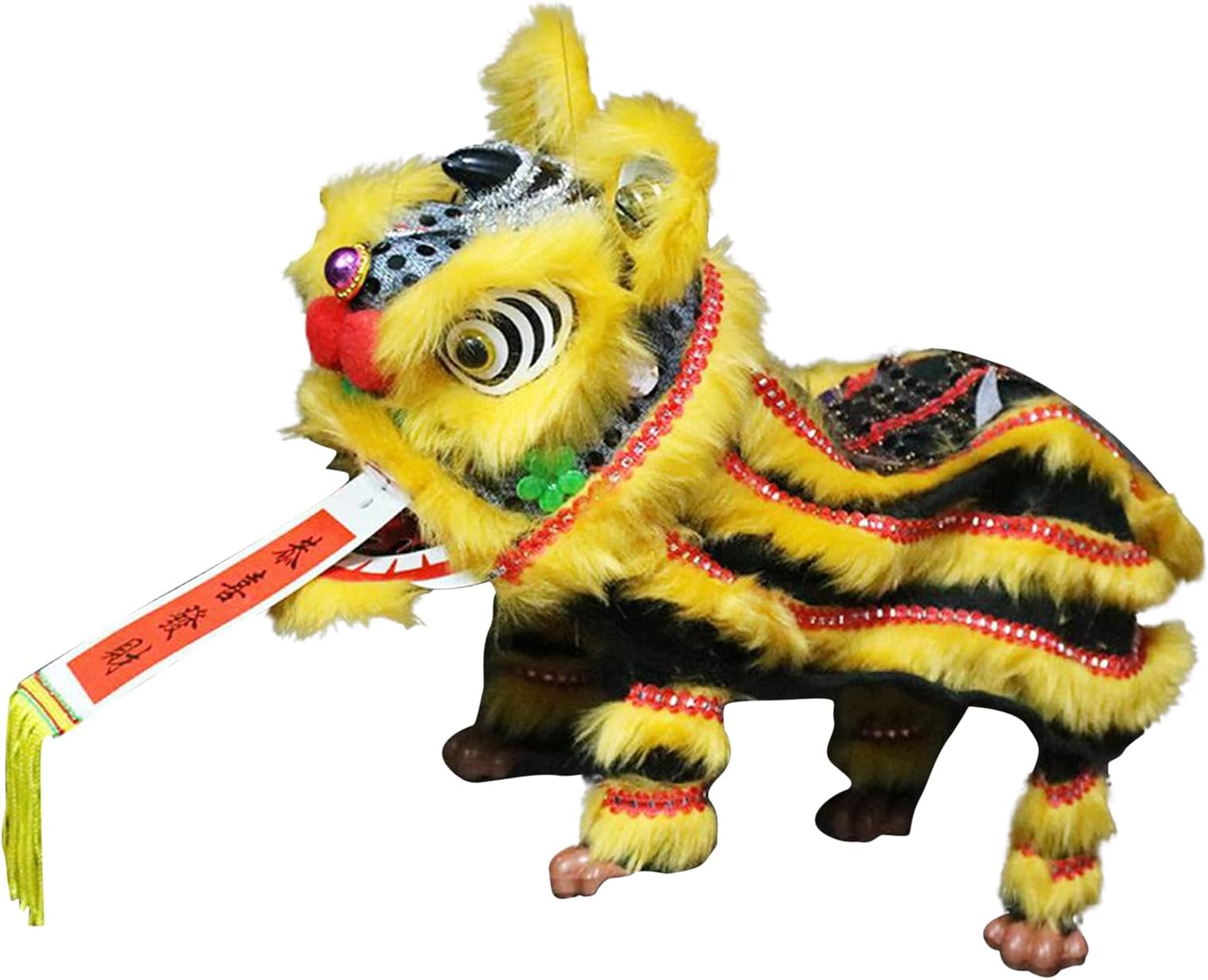 Asian Style Puppet | Traditional Chinese Lion Dance Puppet with Wires - Handmade Craft Toy for Parties Home Entertainment and Art | Theatre Shows